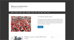 Desktop Screenshot of miranocontinental.be